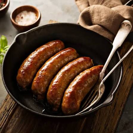 Yankee Flats Cheddar and Onion Beef Sausage