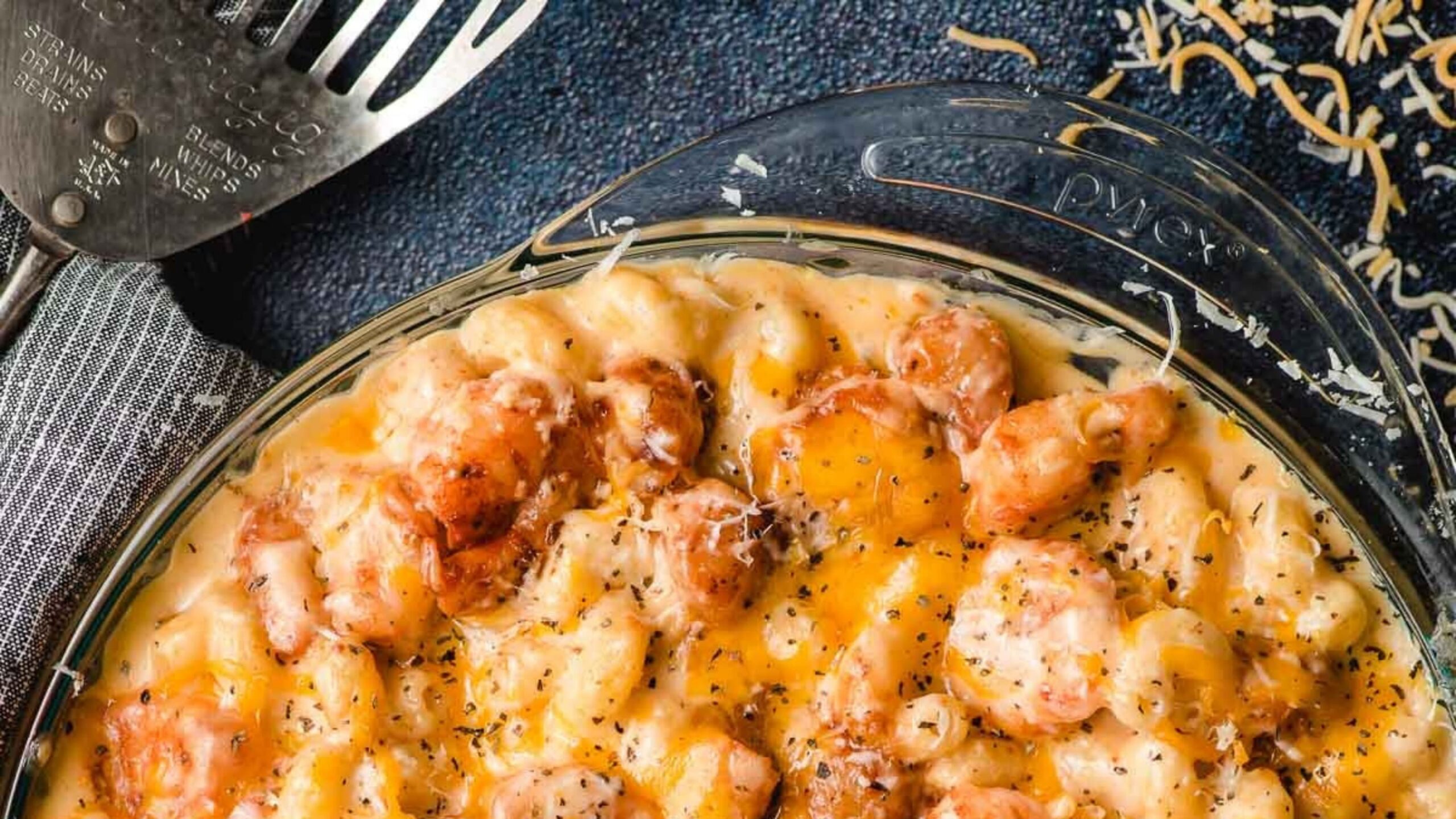 Seafood mac & cheese recipe